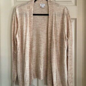 Old Navy BNWT tan marbled open cardigan sweater XL‎